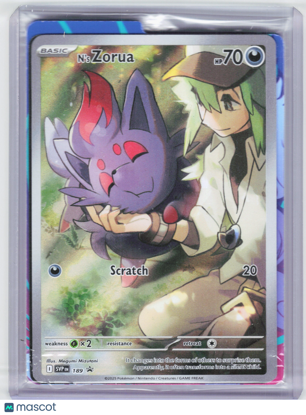 2025 Pokemon—N's Zorua #189 Scarlet & Violet Promo—Black Star Promo [Sealed]