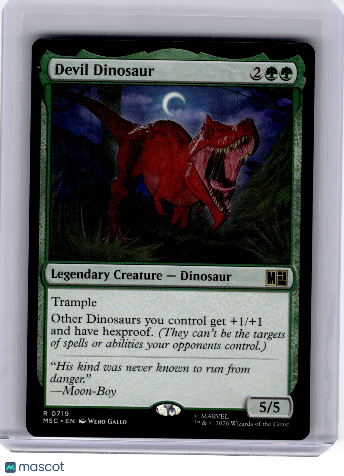 2026 Magic: The Gathering—Devil Dinosaur #719 MSC—Rare Non-Foil