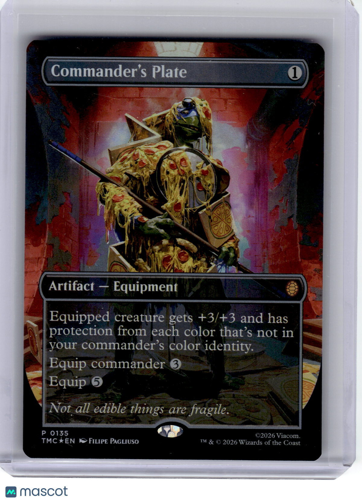 2026 Magic: The Gathering—Commander's Plate (Borderless) #135 TMC—Promo Foil