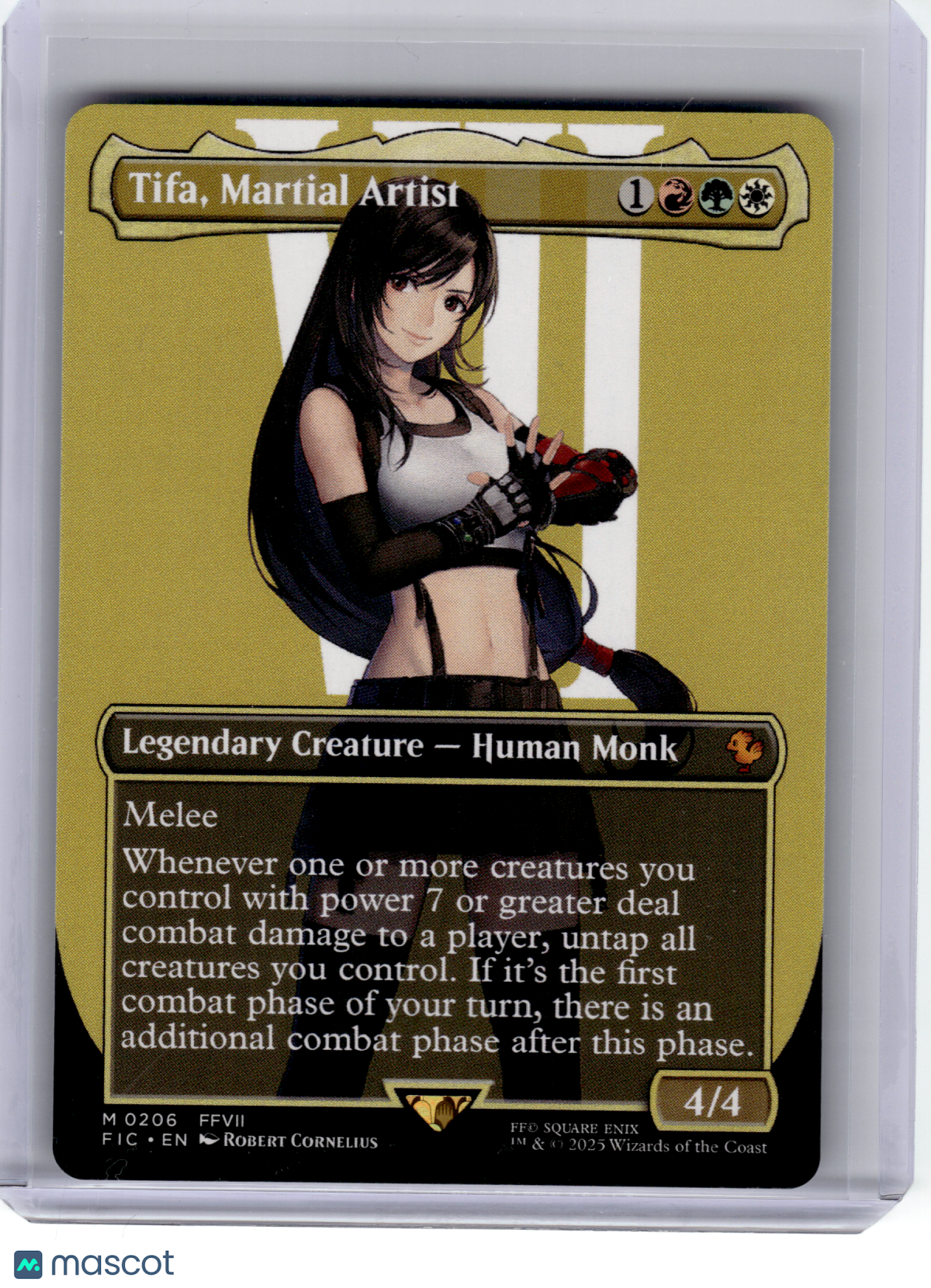2025 Magic: The Gathering—Tifa, Martial Artist (Borderless) #206 FIC—M Non-Foil