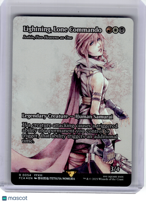 2025 Magic: The Gathering—Lightning, Lone Commando (Showcase) #54 FCA—Rare Foil