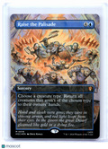2023 Magic: TG—Raise the Palisade (Borderless) #0018 HOC—Mythic Foil