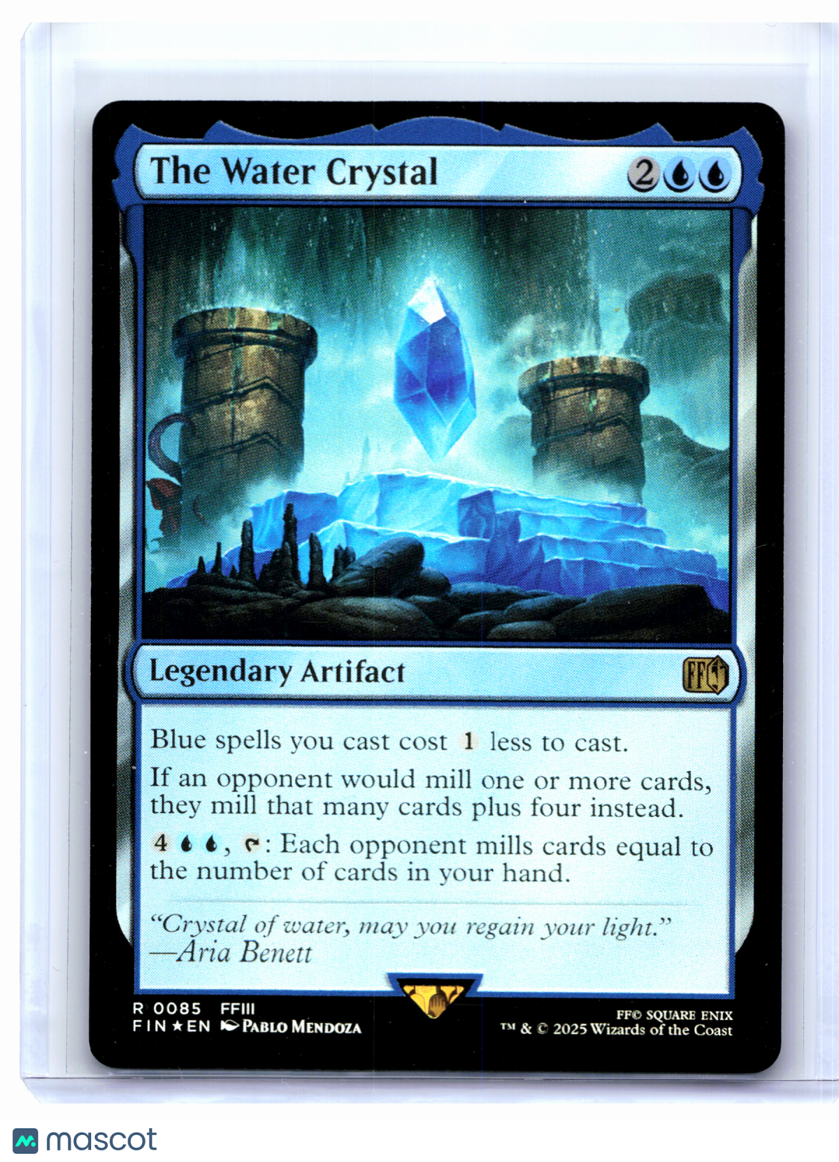 2025 Magic: The Gathering—The Water Crystal #0085 FINAL FANTASY—Rare Foil