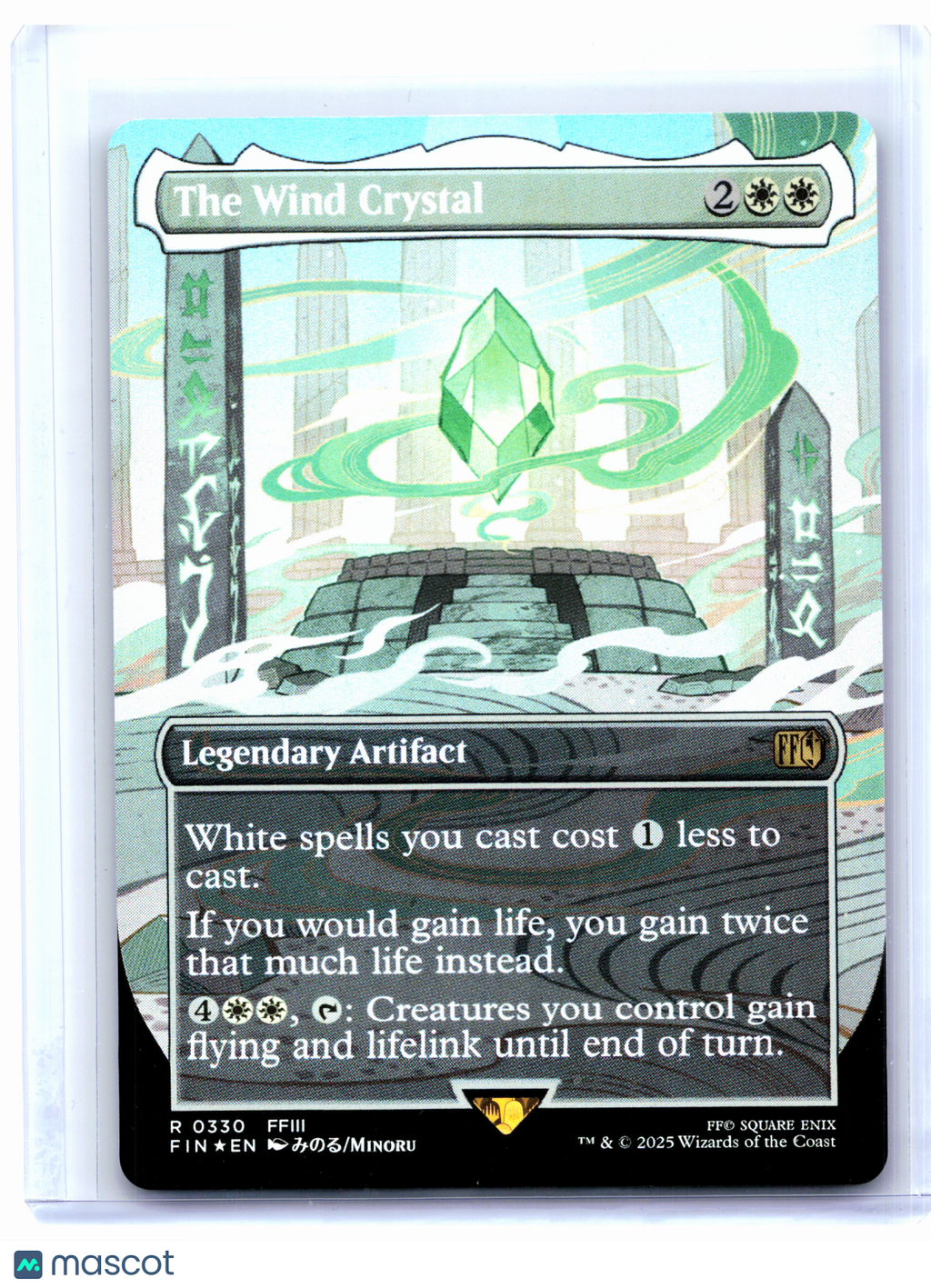 2025 Magic: TG—The Wind Crystal (Borderless) #0330 FINAL FANTASY—Rare Foil