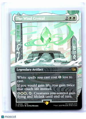 2025 Magic: TG—The Wind Crystal (Borderless) #0330 FINAL FANTASY—Rare Foil