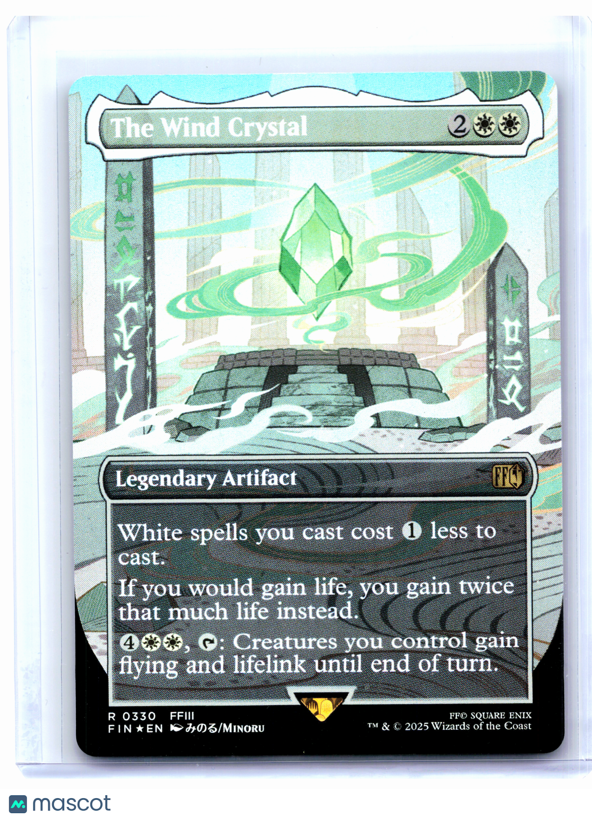 2025 Magic: TG—The Wind Crystal (Borderless) #0330 FINAL FANTASY—Rare Foil