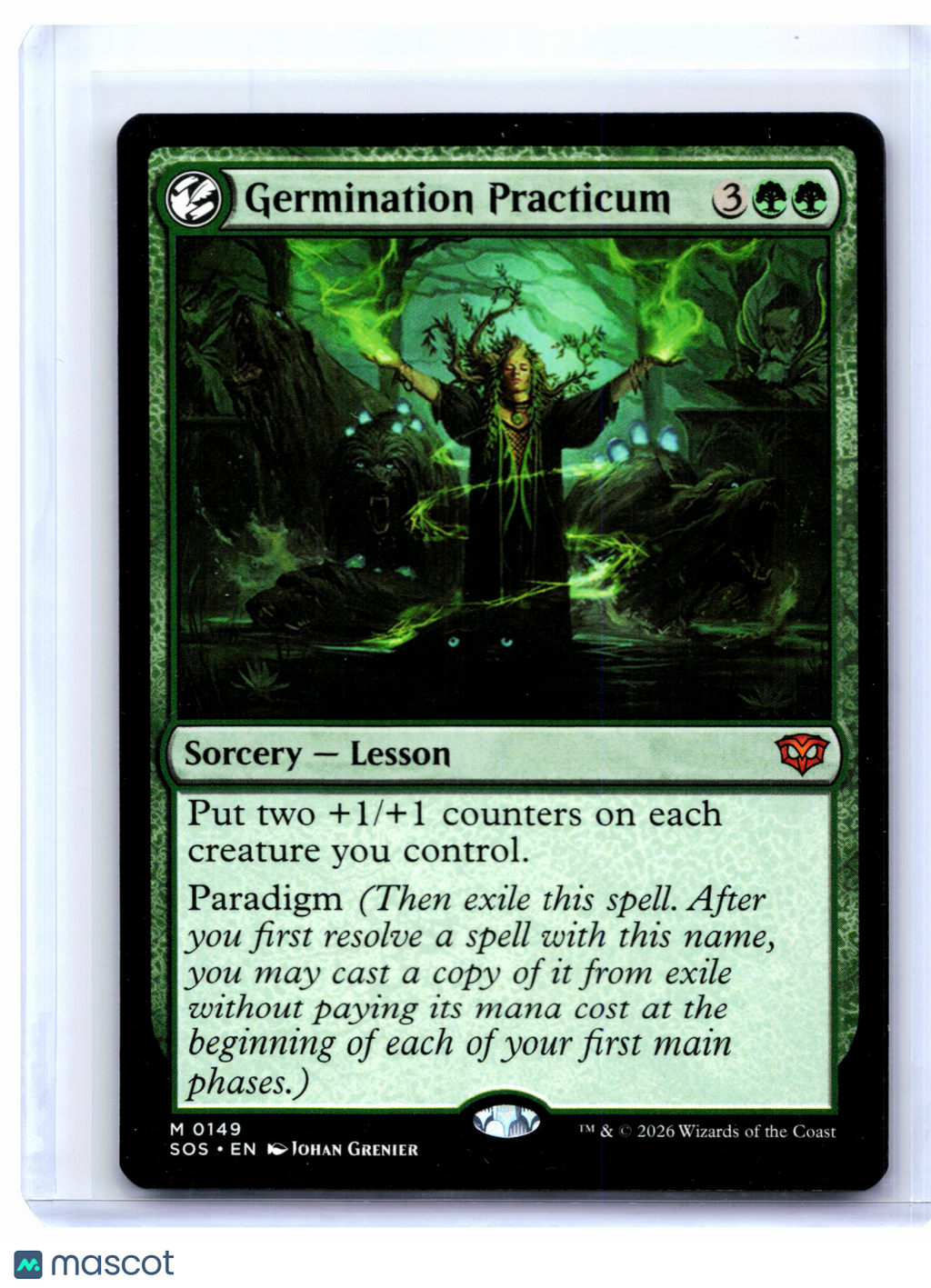 2026 Magic: TG—Germination Practicum #0149 Secrets of Strixhaven—Mythic Nonfoil
