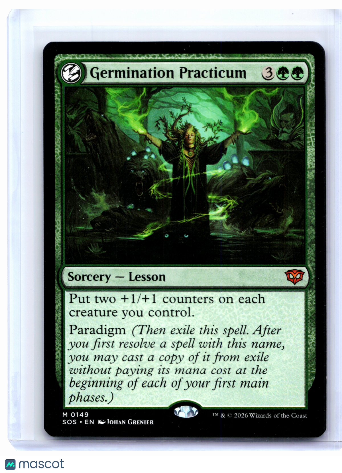 2026 Magic: TG—Germination Practicum #0149 Secrets of Strixhaven—Mythic Nonfoil