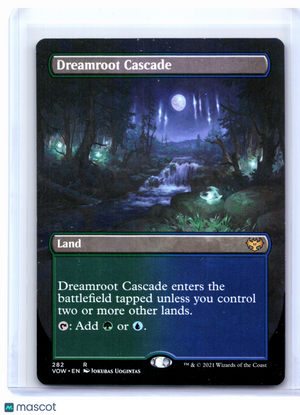 2021 Magic: TG—Dreamroot Cascade (Borderless) #282 VOW—Rare Nonfoil