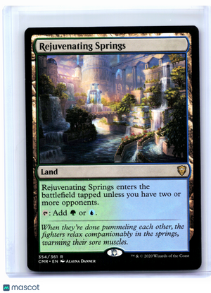 2020 Magic: TG—Rejuvenating Springs #354 Commander Legends—Rare Nonfoil