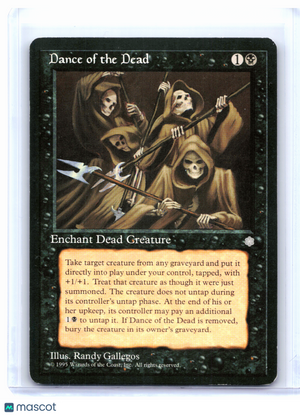 1995 Magic: TG—Dance of the Dead #6 Ice Age—Uncommon Nonfoil [Lightly Played]