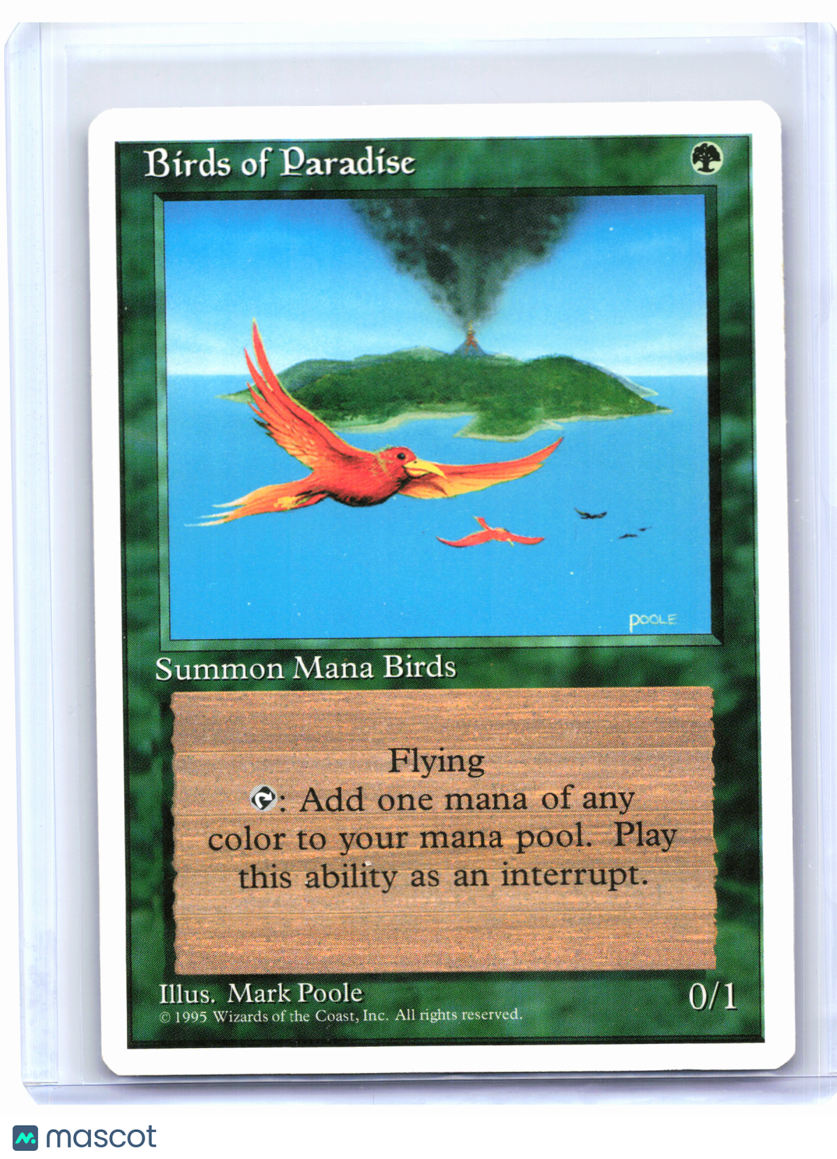 1995 Magic: TG—Birds of Paradise #118 Fourth Edition—Rare Nonfoil [LP]