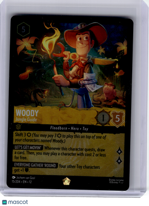 2026 Disney Lorcana—Woody #15 Wilds Unkown—Legendary Cold Foil