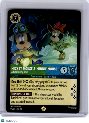 2026 Disney Lorcana—Minnie Mouse Mickey Mouse #97 Attack of the Vine—Legendary
