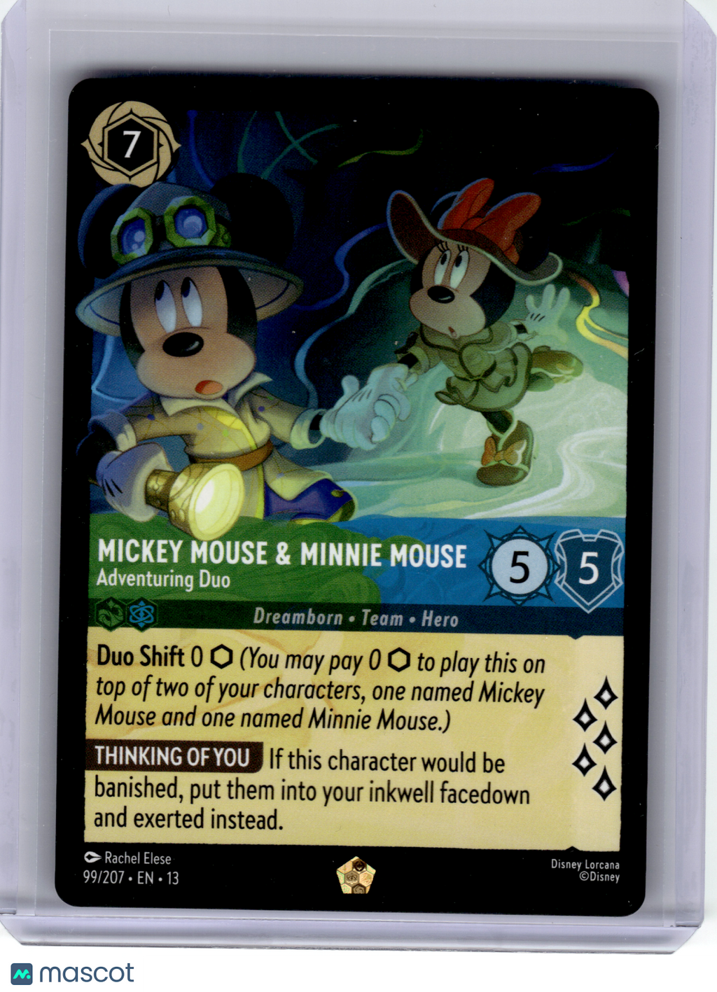 2026 Disney Lorcana—Minnie Mouse Mickey Mouse #99 Attack of The Vines!—Legendary