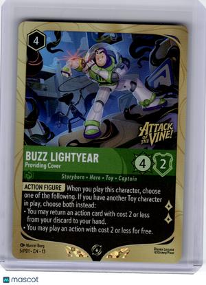 2026 Disney Lorcana—Buzz Lightyear #5 Promo Cards—Promo Foil (Pre-Release)