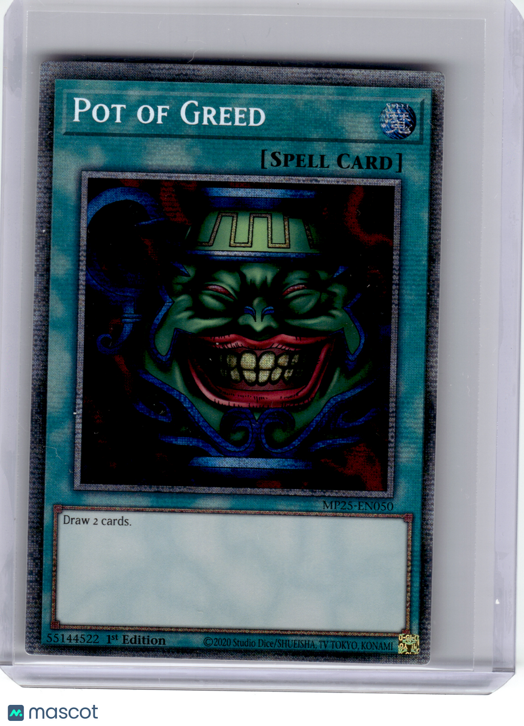 2025 YuGiOh! TCG—Pot of Greed #EN050 Mega-Pack—Starlight Rare Foil (1st Edition)