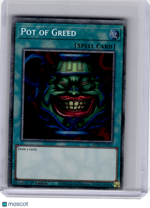 2025 YuGiOh! TCG—Pot of Greed #EN050 Mega-Pack—Starlight Rare Foil (1st Edition)