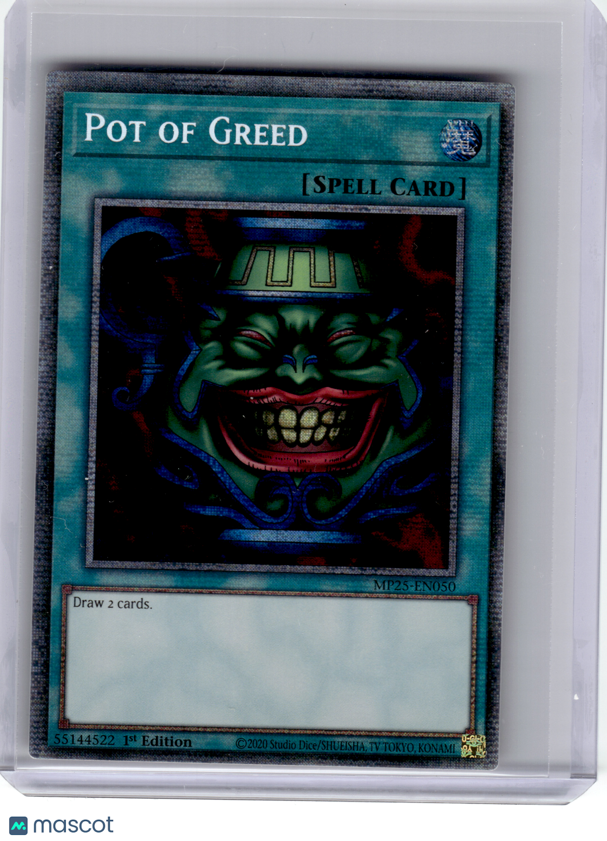 2025 YuGiOh! TCG—Pot of Greed #EN050 Mega-Pack—Starlight Rare Foil (1st Edition)