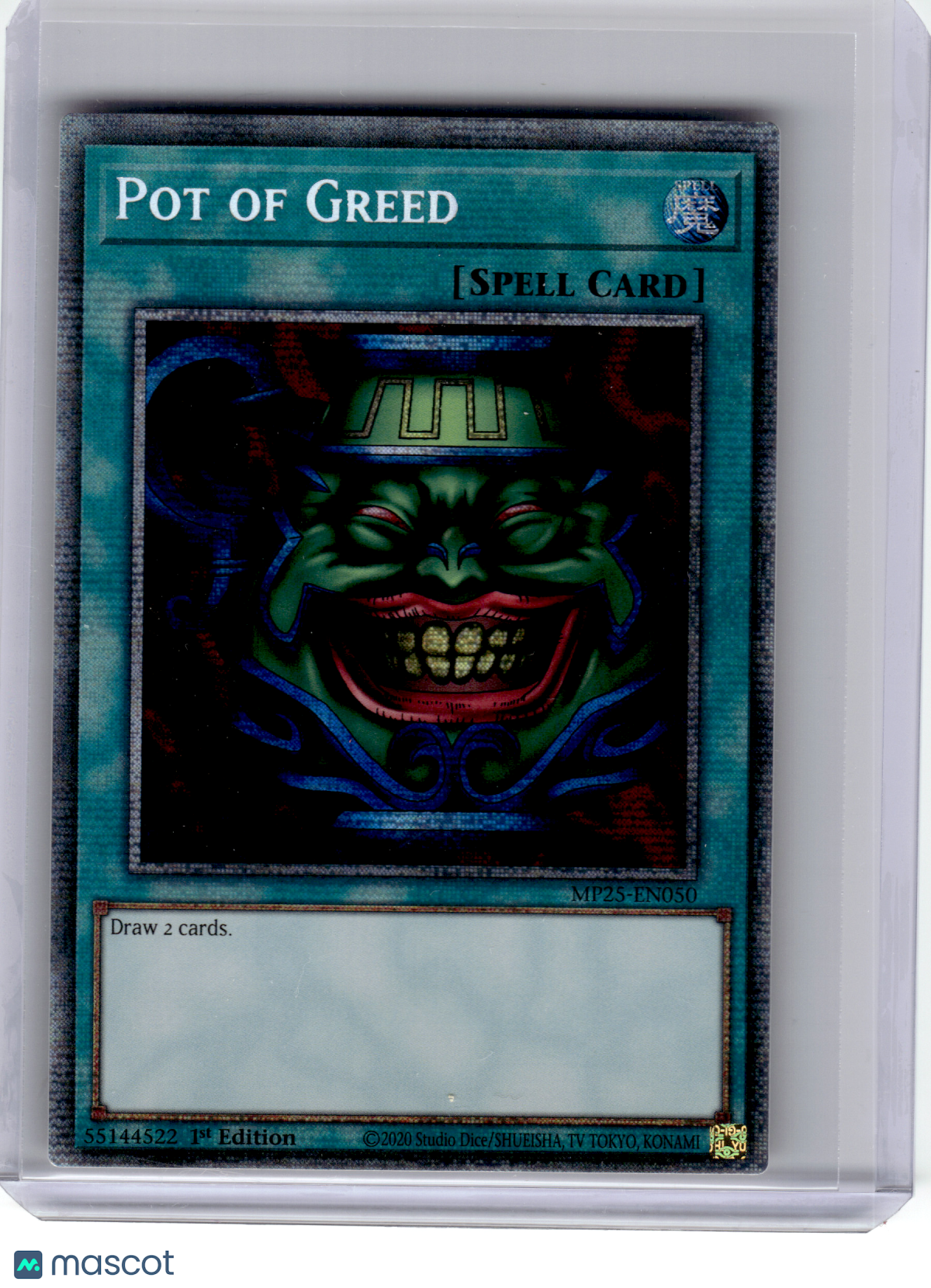 2025 YuGiOh! TCG—Pot of Greed #EN050 Mega-Pack—Starlight Rare Foil (1st Edition)