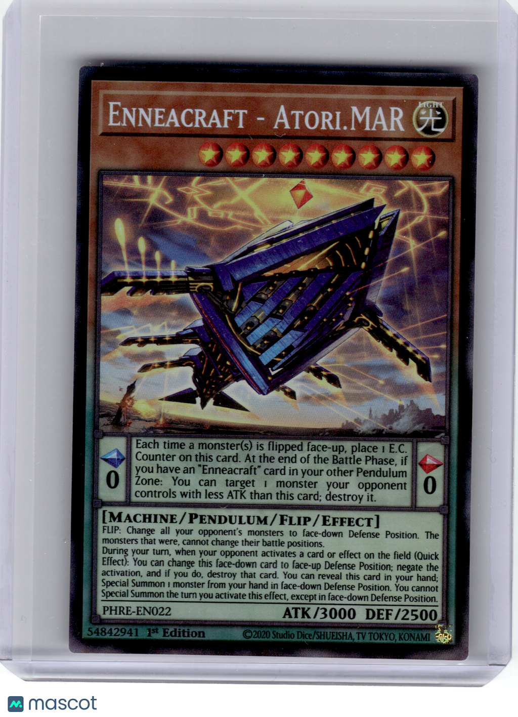 2020 YuGiOh! TCG—Enneacraft - Atori.MAR #EN022 PHRE—CR Foil (1st Edition)