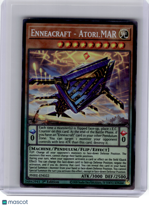 2020 YuGiOh! TCG—Enneacraft - Atori.MAR #EN022 PHRE—CR Foil (1st Edition)