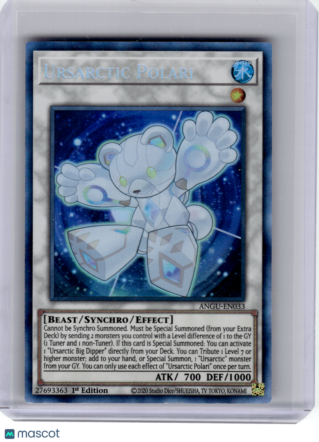 2020 YuGiOh TCG—Ursarctic Polari #EN033 ANGU—Collector's Rare Foil (1st Edition)