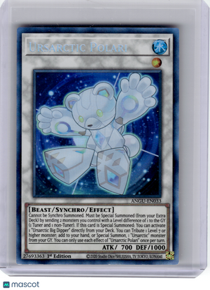 2020 YuGiOh TCG—Ursarctic Polari #EN033 ANGU—Collector's Rare Foil (1st Edition)