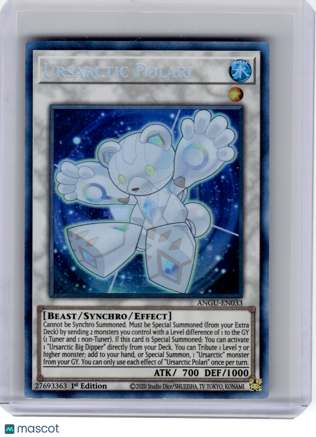 2020 YuGiOh TCG—Ursarctic Polari #EN033 ANGU—Collector's Rare Foil (1st Edition)