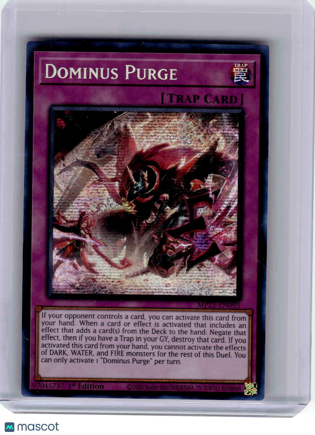 2025 YuGiOh! TCG—Dominus Purge #EN095 Mega Pack—PSR Foil (1st Edition)