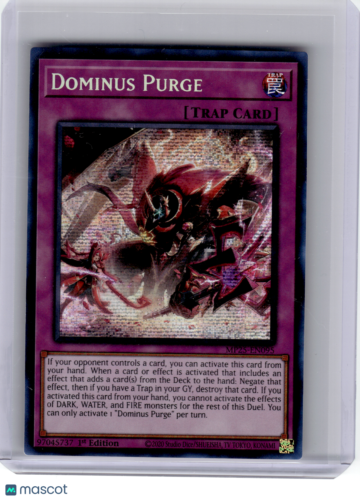 2025 YuGiOh! TCG—Dominus Purge #EN095 Mega Pack—PSR Foil (1st Edition)