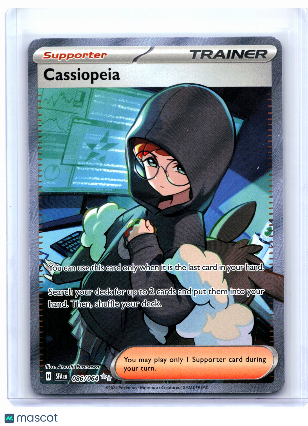 2024 Pokemon—Cassiopeia #086/064 Shrouded Fable—Ultra Rare Holo
