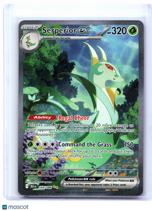 2025 Pokemon—Serperior ex #164/086 Black Bolt—Special Illustration Rare Holo