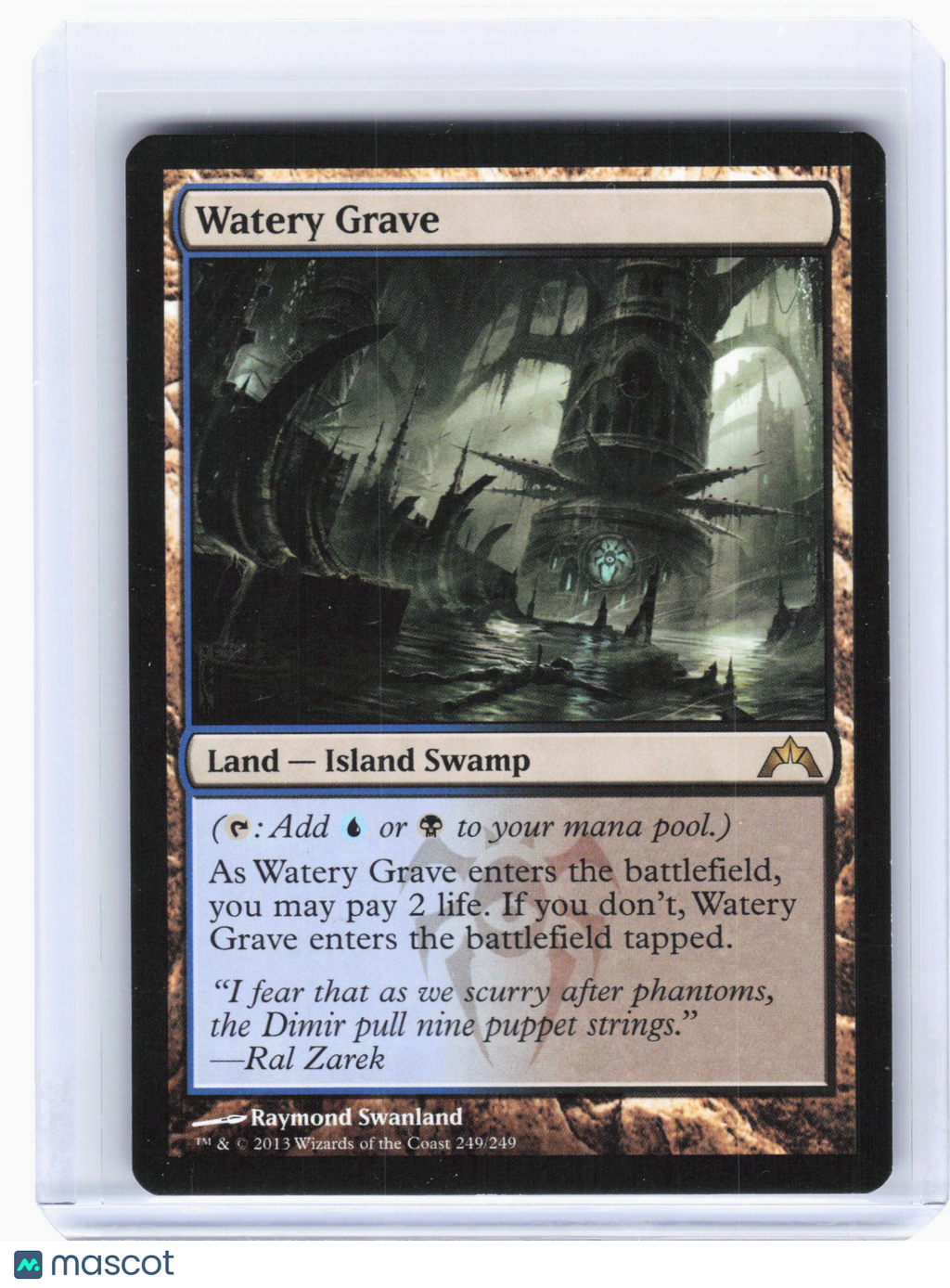 2013 Magic: The Gathering—Watery Grave #249 Gatecrash—Rare Nonfoil [LP]