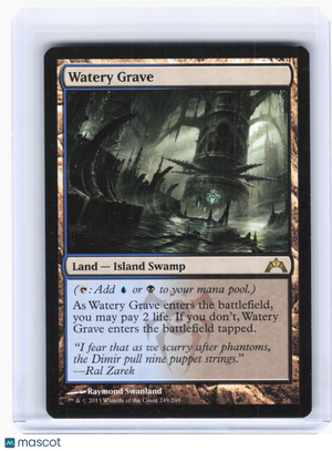 2013 Magic: The Gathering—Watery Grave #249 Gatecrash—Rare Nonfoil [LP]