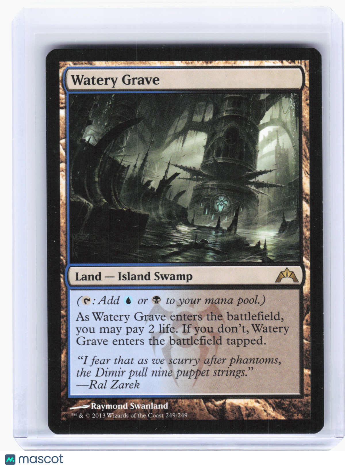 2013 Magic: The Gathering—Watery Grave #249 Gatecrash—Rare Nonfoil [LP]