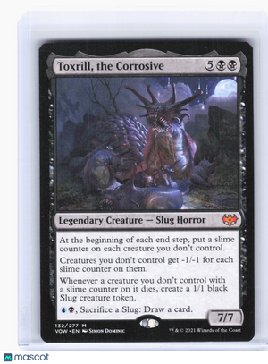 2021 Magic: TG—Toxrill, the Corrosive #132 Innistrad: Crimson Vow—Mythic Nonfoil