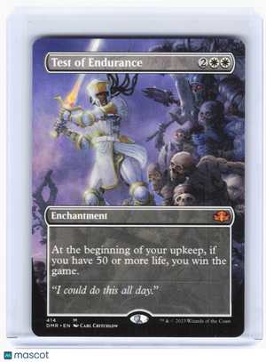 2023 MTG—Test of Endurance #414 Dominaria Remastered—Mythic Nonfoil (Borderless)