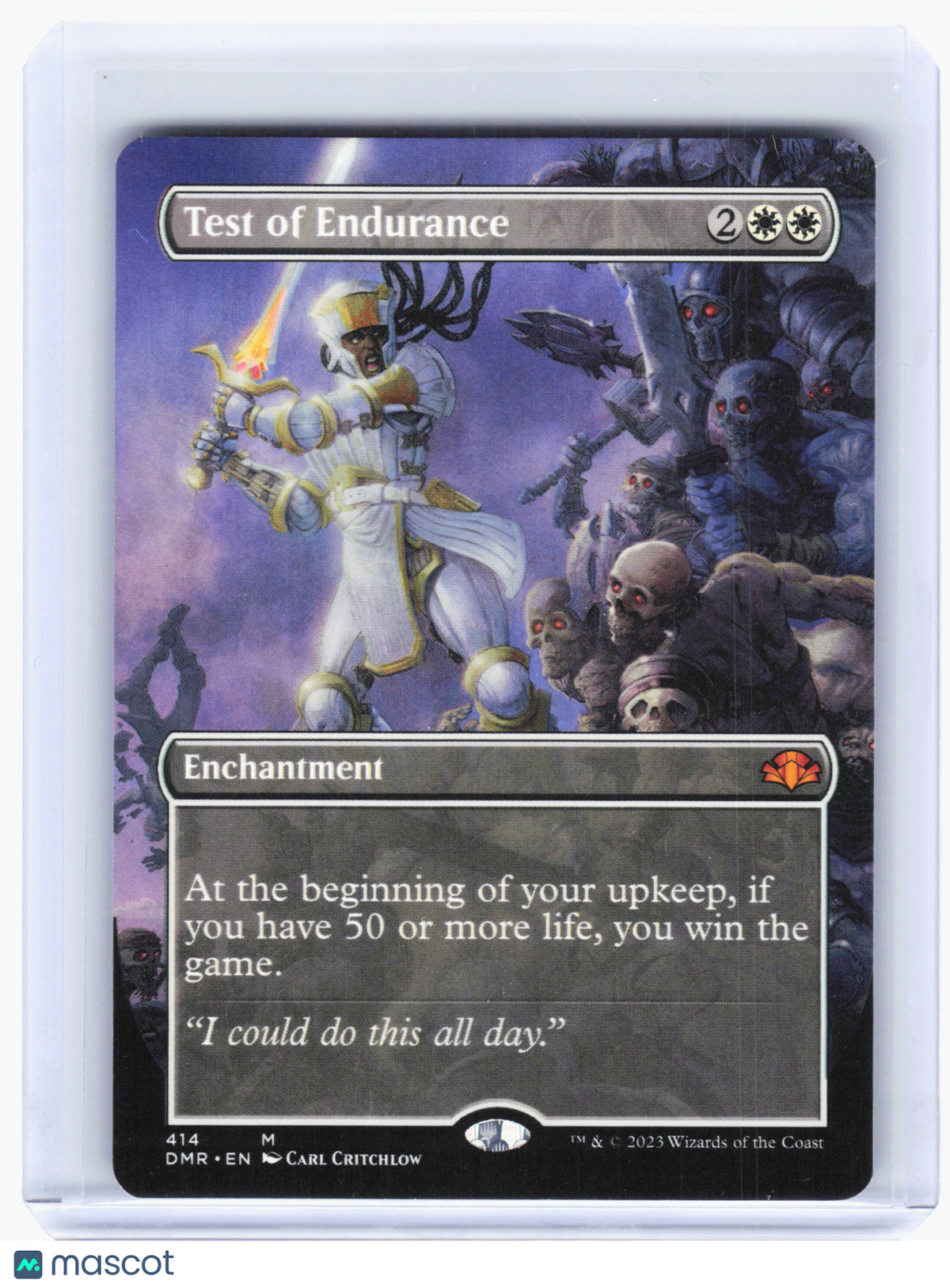 2023 MTG—Test of Endurance #414 Dominaria Remastered—Mythic Nonfoil (Borderless)