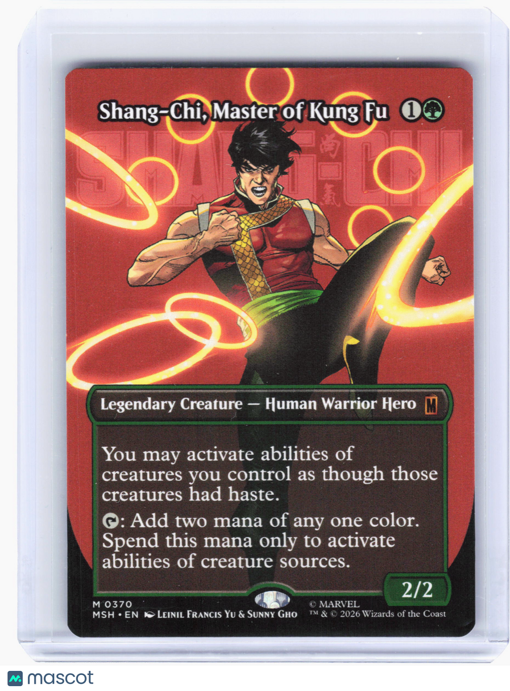 2026 MTG—Shang-Chi, Master of Kung Fu #370 MSH—Mythic Nonfoil (Borderless)