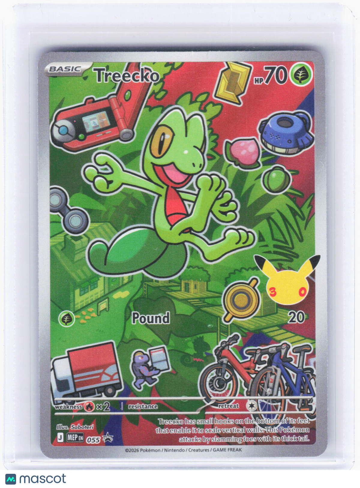 2026 Pokemon—Treecko #MEP EN 055 Mega Evolution Promo Cards—BSP Foil