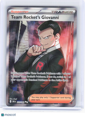 2025 Pokemon—Team Rocket's Giovanni #225/182 Destined Rivals—Ultra Rare Foil
