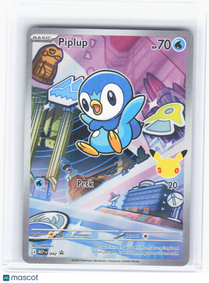 2026 Pokemon—Piplup #MEP EN 042 Mega Evolution Promo Cards—Black Star Promo Foil