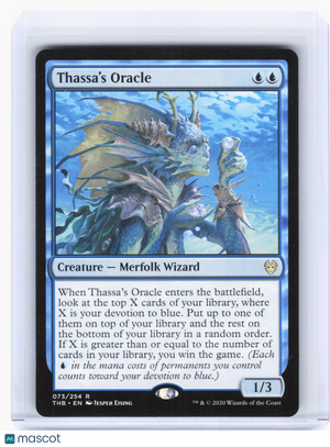 2020 Magic: The Gathering—Thassa's Oracle #73 Theros Beyond Death—Rare Nonfoil
