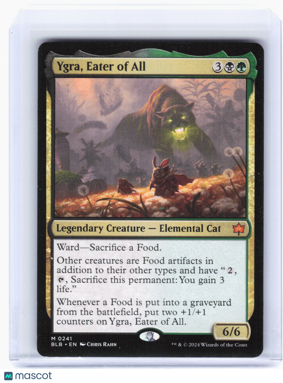 2024 Magic: The Gathering—Ygra, Eater of All #241 Bloomburrow—Mythic Nonfoil