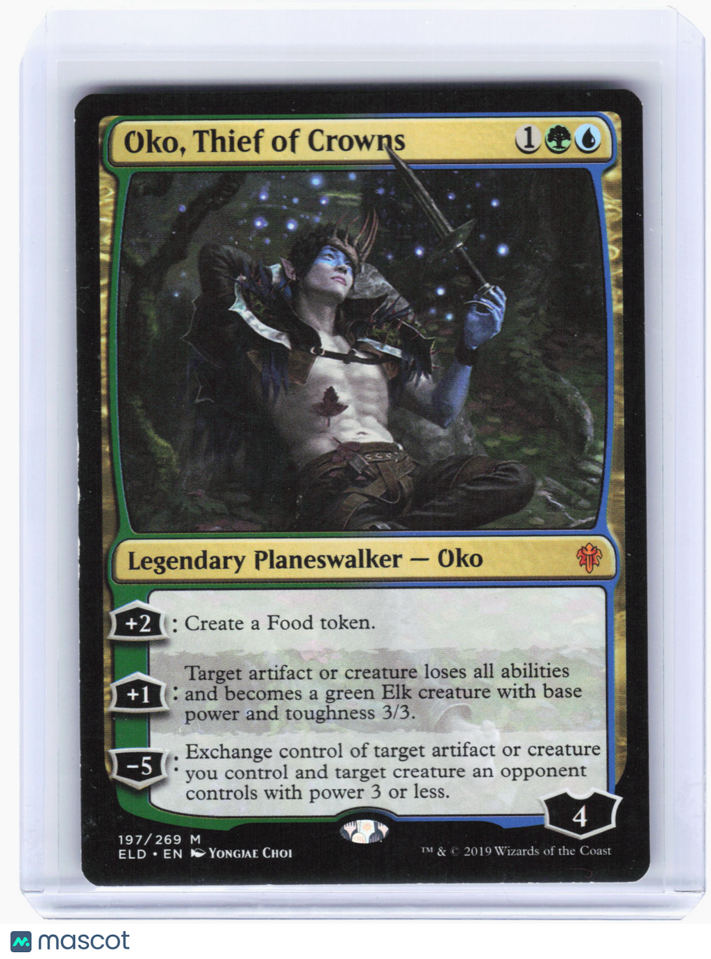2019 Magic: TG—Oko, Thief of Crowns #197 Throne of Eldraine—Mythic Nonfoil