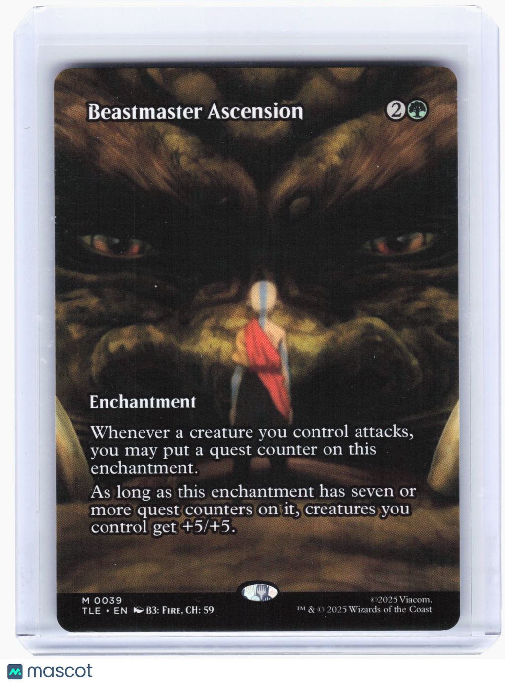 2025 MTG—Beastmaster Ascension #39 TLE—Mythic Nonfoil (Borderless)