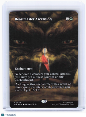 2025 MTG—Beastmaster Ascension #39 TLE—Mythic Nonfoil (Borderless)