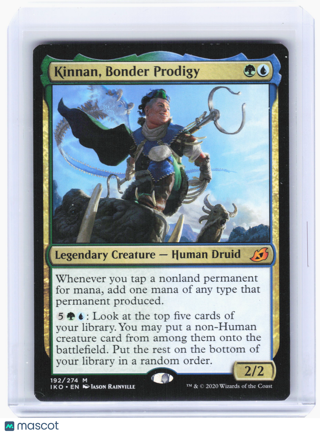 2020 MTG—Kinnan, Bonder Prodigy #192 Ikoria: Lair of Behemoths—Mythic Nonfoil