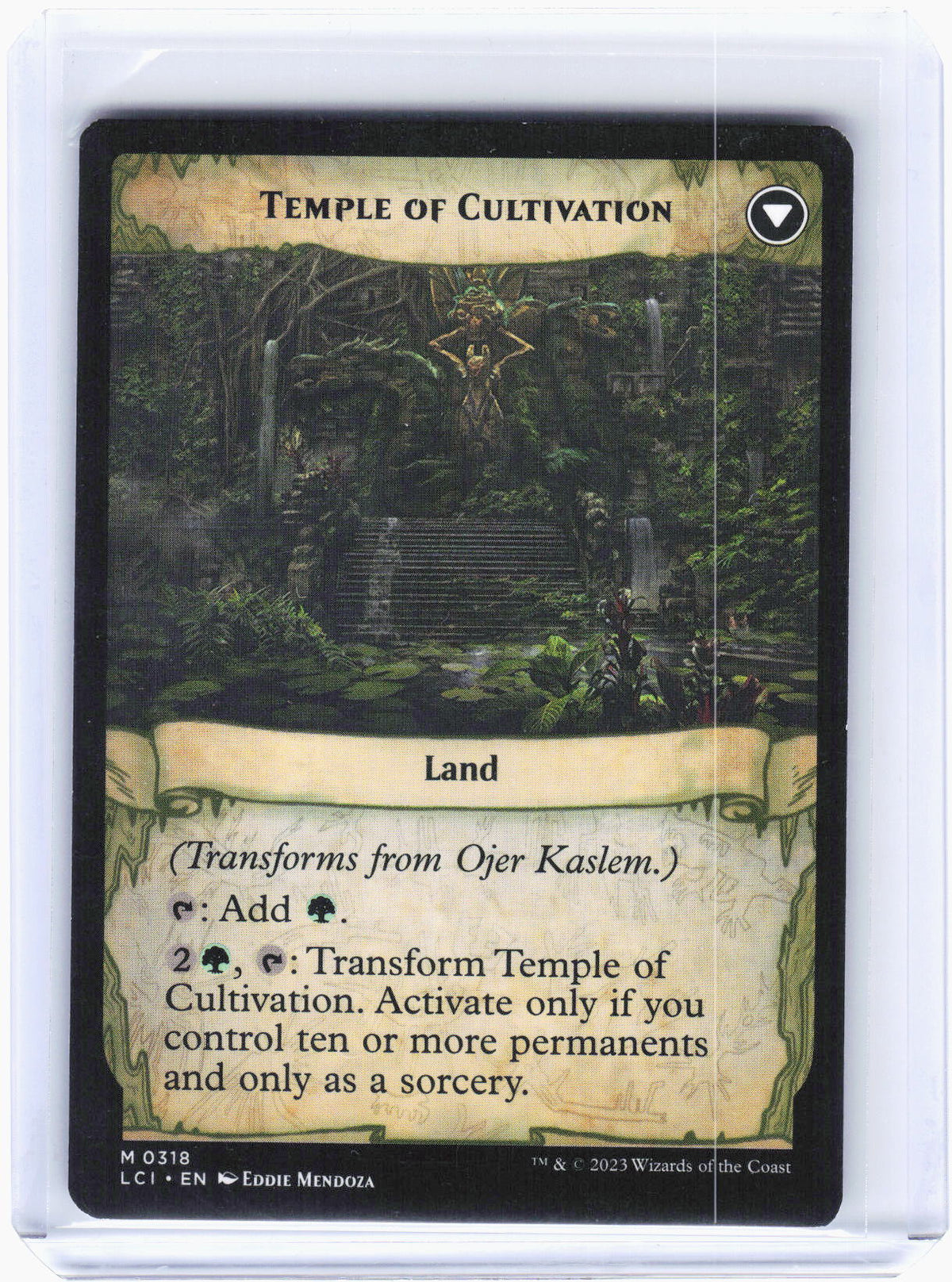 2023 Magic: The Gathering—Ojer Kaslem, Deepest Growth #318 (LCI)—Mythic Non-Foil